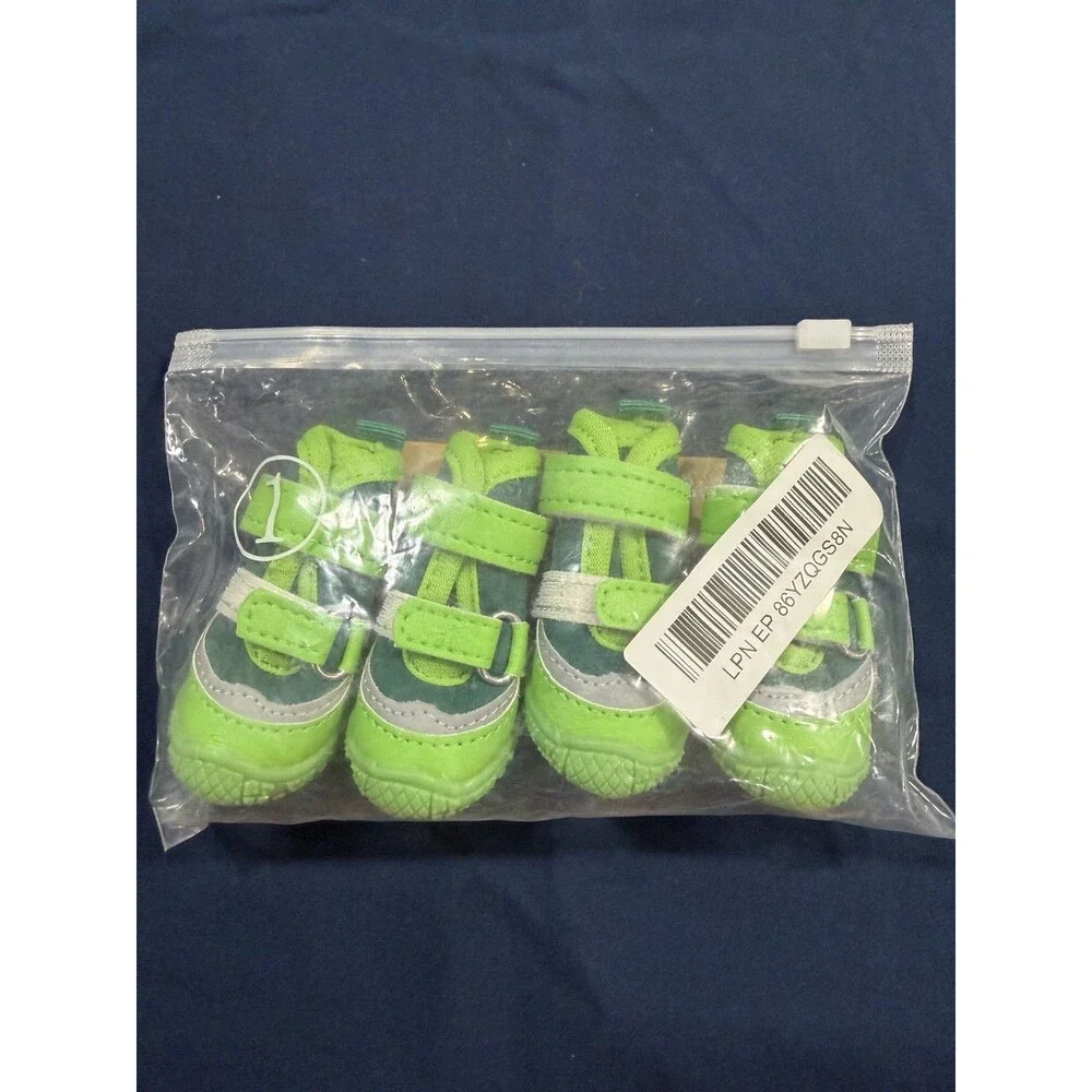 Dog Shoes Boots Paw Protector for Hot Pavement or Winter Time NEW OPEN BOX